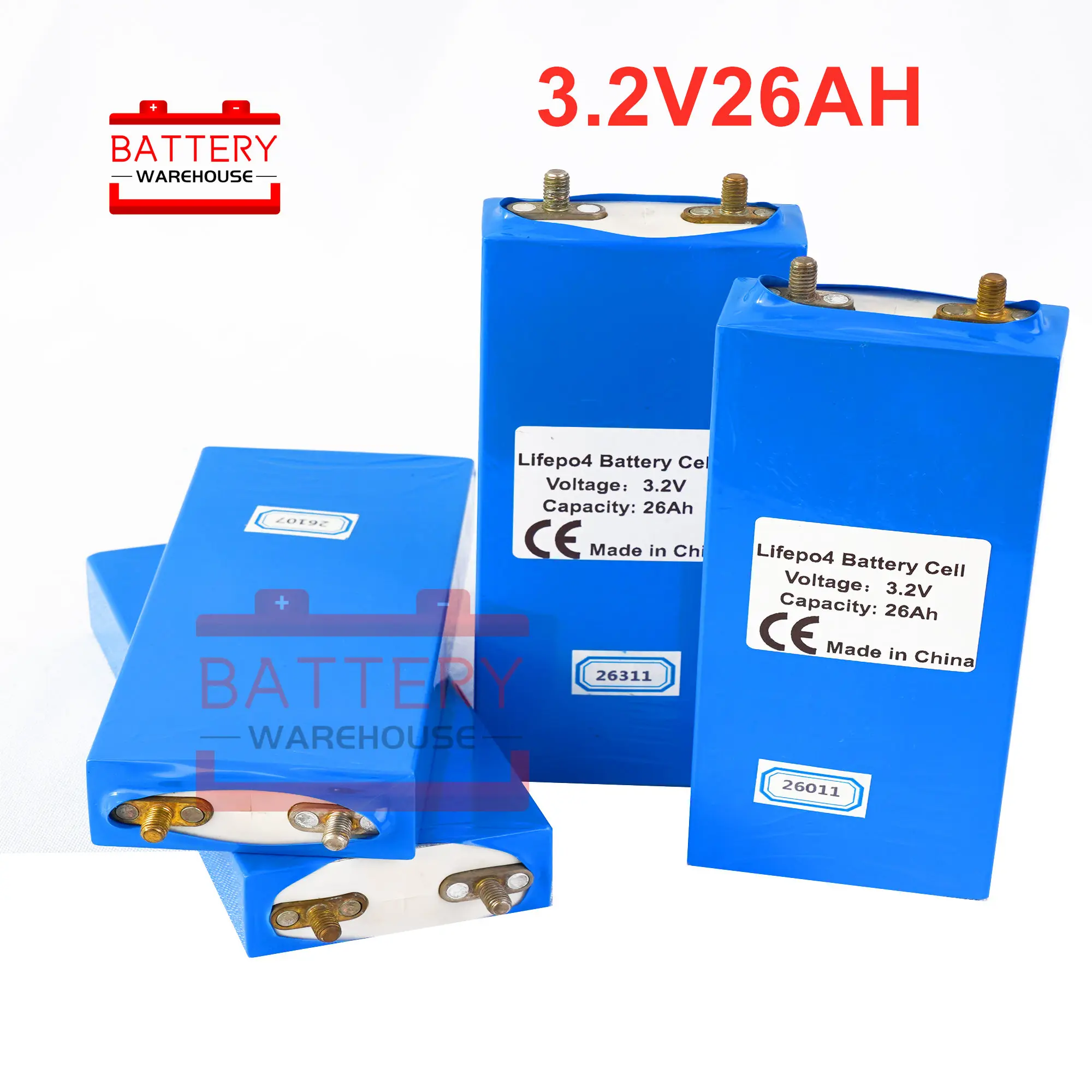 4PCS Lifepo4 prismatic cell 3.2V 25AH 26Ah/83.2Wh Hot sell lithium iron phosphate battery for solar power electric vehicle
4PCS Lifepo4 prismatic cell 3.2V 25AH 26Ah/83.2Wh Hot sell lithium iron phosphate battery for solar power electric vehicle
