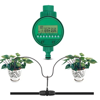 LCD Display Home Garden Irrigation Timer Automatic Programmable Watering Timer Saving Watering Irrigation Tool Kits
LCD Display Home Garden Irrigation Timer Automatic Programmable Watering Timer Saving Watering Irrigation Tool Kits
