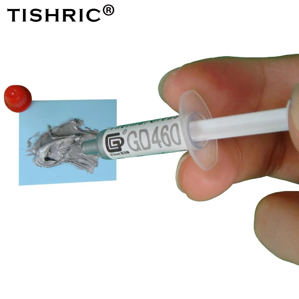 TISHRIC GD460 Thermal Paste for Processors/CPU Cooler/Heatsink/PC Fan/Radiator/Thermal Gasket Thermal Grease Hot Melt Adhesive
TISHRIC GD460 Thermal Paste for Processors/CPU Cooler/Heatsink/PC Fan/Radiator/Thermal Gasket Thermal Grease Hot Melt Adhesive