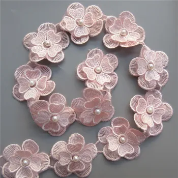 20x Baby Pink Pearl Lace Flower Embroidered Lace Trim Ribbon Patchwork DIY Handmade Dress Wedding Sewing Supplies Craft 4.5cm
20x Baby Pink Pearl Lace Flower Embroidered Lace Trim Ribbon Patchwork DIY Handmade Dress Wedding Sewing Supplies Craft 4.5cm