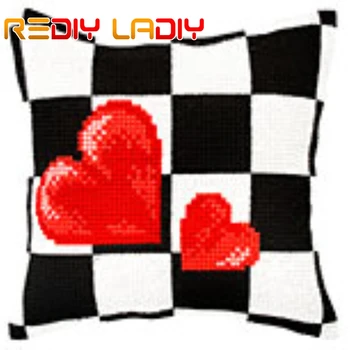 Cross Stitch Cushion Cream Flowers Make Your Own Pillow Crafts Chunky Cross Stitch Kits Printed Canvas Acrylic Yarn Pillow Case 
Cross Stitch Cushion Cream Flowers Make Your Own Pillow Crafts Chunky Cross Stitch Kits Printed Canvas Acrylic Yarn Pillow Case