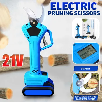 21V Rechargeable Digital Display Electric Pruning Scissors Pruning Shears Garden Pruner Secateur Branch Cutter Cutting Tool
21V Rechargeable Digital Display Electric Pruning Scissors Pruning Shears Garden Pruner Secateur Branch Cutter Cutting Tool