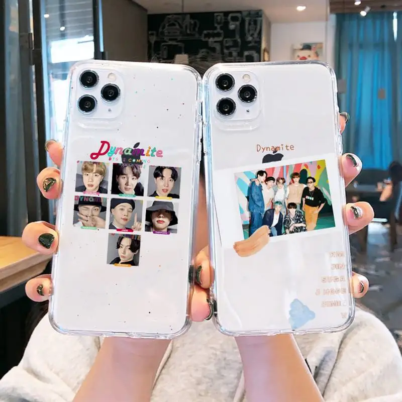 Korean kpop group new song 'Dynamite' Phone Case Transparent soft For iphone 5 5s 5c se 6 6s 7 8 11 12 plus mini x xs xr pro max
Korean kpop group new song 'Dynamite' Phone Case Transparent soft For iphone 5 5s 5c se 6 6s 7 8 11 12 plus mini x xs xr pro max