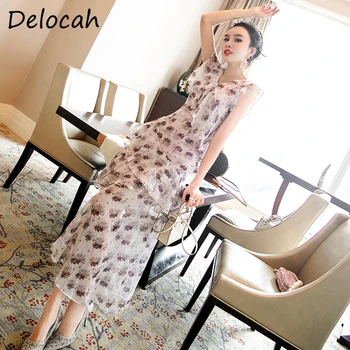 Delocah Women Summer Fashion Designer Asymmetrical Dress Short Sleeve Ruffles Floral Print Female Holiday Midi Dresses vestidos
Delocah Women Summer Fashion Designer Asymmetrical Dress Short Sleeve Ruffles Floral Print Female Holiday Midi Dresses vestidos