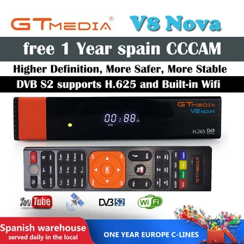DVB-S2 V8 Nova TV Receiver GTMedia CCCAM Xtream Stalker For Eu Fr UK USA European HD FOR Cccam Server 1-Year-Oscam HD Cline
DVB-S2 V8 Nova TV Receiver GTMedia CCCAM Xtream Stalker For Eu Fr UK USA European HD FOR Cccam Server 1-Year-Oscam HD Cline