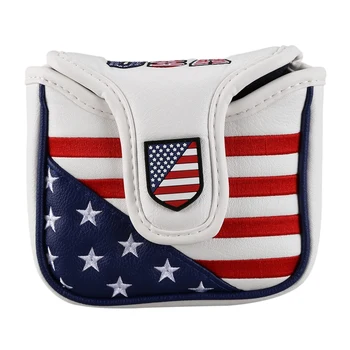PU Golf Mallet Putter Covers Headcover Synthetic Leather Waterproof Grip Protect Headcover Putter Cover Headcover for Blade Head
PU Golf Mallet Putter Covers Headcover Synthetic Leather Waterproof Grip Protect Headcover Putter Cover Headcover for Blade Head