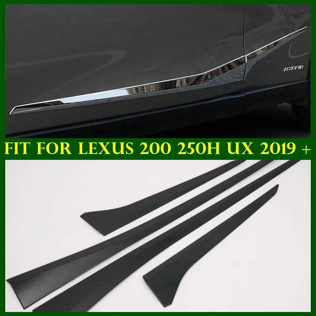 

Side Door Line Garnish Body Trim Accent Molding Cover Bezel Styling Protector Exterior Decor For Lexus UX 200 250H 2019 - 2023