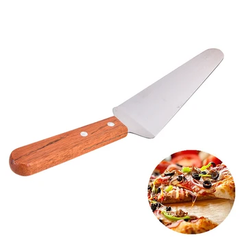 1pc 25cm Stainless Steel Pizza Peel Shovel With Wood Handle Silver Cheese Cutter Cake Shovel Pizza Peel Bakeware Cookware 
1pc 25cm Stainless Steel Pizza Peel Shovel With Wood Handle Silver Cheese Cutter Cake Shovel Pizza Peel Bakeware Cookware