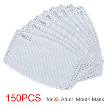 150PCS /Set 6 Layer Mask Replacement Lengthen XL Filter Activated Carbon Filter for Mount Mask Anti-dust PM2.5 Filter for Adult
150PCS /Set 6 Layer Mask Replacement Lengthen XL Filter Activated Carbon Filter for Mount Mask Anti-dust PM2.5 Filter for Adult