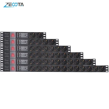 PDU Power Strip Network Cabinet Rack Distribution Unit Socket EU Plug Outlet Lighting Surge Protection Switch 2m Extension Cord
PDU Power Strip Network Cabinet Rack Distribution Unit Socket EU Plug Outlet Lighting Surge Protection Switch 2m Extension Cord