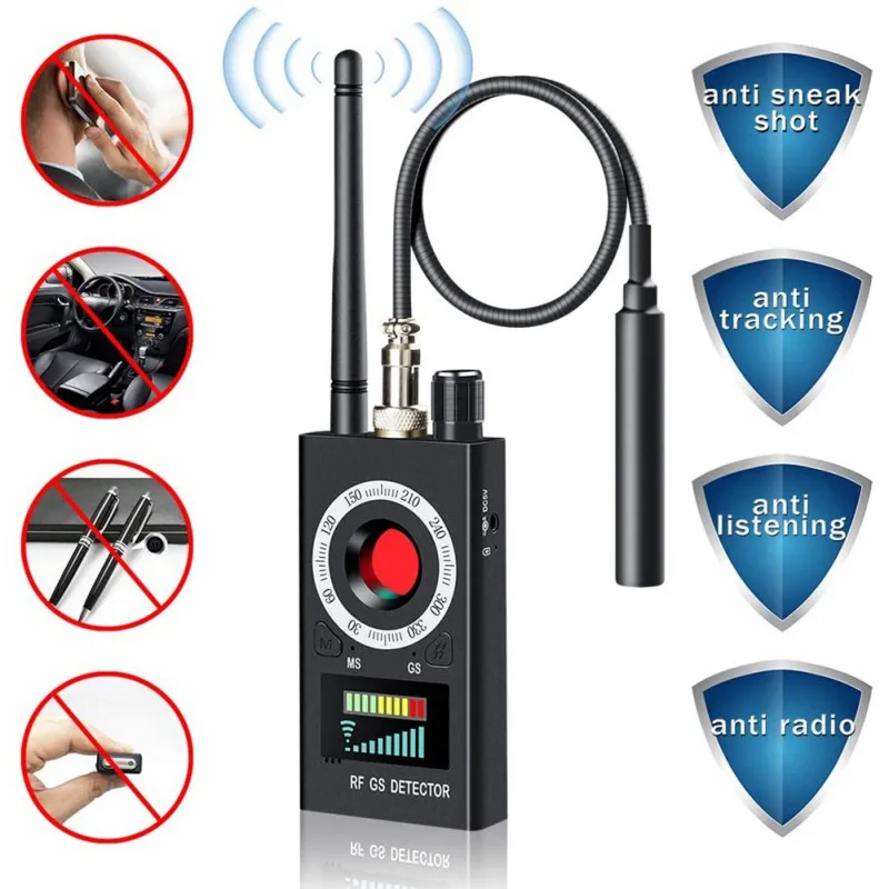 Hidden Camera Detectors RF Signal Detector Wireless Bug Detector Hotel Camera Finder Anti Spy GPS Tr
Hidden Camera Detectors RF Signal Detector Wireless Bug Detector Hotel Camera Finder Anti Spy GPS Tr