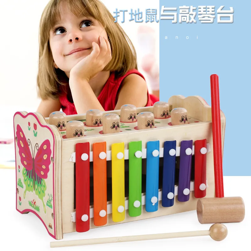 Wooden Knock Piano Play Hamster Knock Piano Musical Instrument-in-1-3-4-5-6-Year-Old CHILDREN'S Toy Early Childhood Educational
Wooden Knock Piano Play Hamster Knock Piano Musical Instrument-in-1-3-4-5-6-Year-Old CHILDREN'S Toy Early Childhood Educational