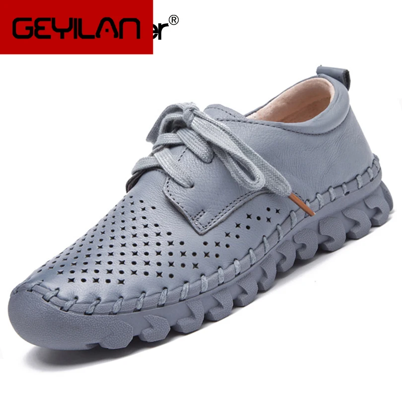 Handmade Genuine Leather Women Shoes New Hollowed Hand-stitched Casual Vulcanized Shoes Spring Summer Soft-soled Sneakers Shoes
Handmade Genuine Leather Women Shoes New Hollowed Hand-stitched Casual Vulcanized Shoes Spring Summer Soft-soled Sneakers Shoes