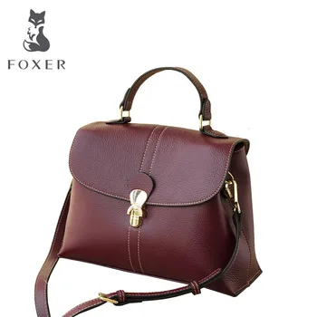FOXER 2020 New Women Genuine Leather handbags real cowhide bag fashion luxury handbags women bags designer leather bag tote bag
FOXER 2020 New Women Genuine Leather handbags real cowhide bag fashion luxury handbags women bags designer leather bag tote bag