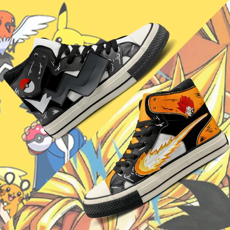 Dragon Ball Goku Men High Top Canvas Male Shoes Cool Pokemon Pikachu Vegeta Man Vulcanize Students Sneakers
Dragon Ball Goku Men High Top Canvas Male Shoes Cool Pokemon Pikachu Vegeta Man Vulcanize Students Sneakers
