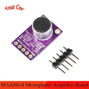MAX9814 Microphone AGC Amplifier Board Module Auto Gain Control Programmable Attack and Release Ratio Low THD GY-MAX9814
MAX9814 Microphone AGC Amplifier Board Module Auto Gain Control Programmable Attack and Release Ratio Low THD GY-MAX9814