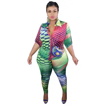 Adogirl Plus Size XL-5XL Women Snake Print Two Pieces Set Long Sleeve Blouser Pencil Pants Suits Tracksuits Autumn Women Set
Adogirl Plus Size XL-5XL Women Snake Print Two Pieces Set Long Sleeve Blouser Pencil Pants Suits Tracksuits Autumn Women Set