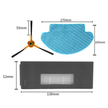 for Cobos sweeping robot accessories side brush filter roll brush rag DT85/Crystal DT83
for Cobos sweeping robot accessories side brush filter roll brush rag DT85/Crystal DT83