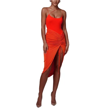 Women’s Fashion Solid Color Skirt Summer Drawstring High-waist Irregular Skinny Midi Skirt
Women’s Fashion Solid Color Skirt Summer Drawstring High-waist Irregular Skinny Midi Skirt