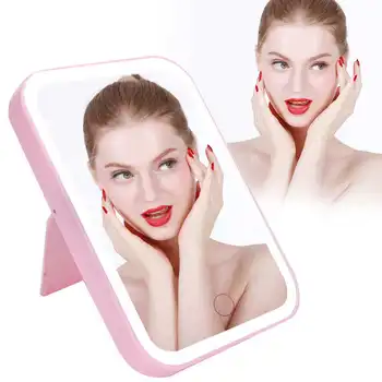 Makeup Mirror LED Makeup Mirror Folding Desktop Cosmetic Mirror Beauty Tools for Travel Bathroom Tabletop Pocket Mirror
Makeup Mirror LED Makeup Mirror Folding Desktop Cosmetic Mirror Beauty Tools for Travel Bathroom Tabletop Pocket Mirror