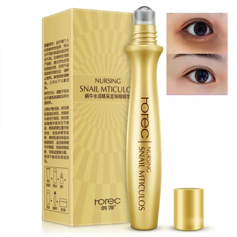 Eye Eye Essence Snail Serum Anti-Dark Circle Remover Anti-swelling Anti-aging Moisturizing Firming Massage Wrinkles Removal Eyes
Eye Eye Essence Snail Serum Anti-Dark Circle Remover Anti-swelling Anti-aging Moisturizing Firming Massage Wrinkles Removal Eyes