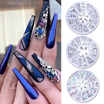 1 Box Nail Art Rhinestones Multi-size Irregular Crystal Nail Colorful Nail Art Accessories 3D Flat Back Decorations AB Gradient
1 Box Nail Art Rhinestones Multi-size Irregular Crystal Nail Colorful Nail Art Accessories 3D Flat Back Decorations AB Gradient