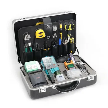 FTTH Fiber Optic Tool Kit fibra optica herramientas with Visual Fault Locator and Power Meter Wire Stripper Fiber Cleaver
FTTH Fiber Optic Tool Kit fibra optica herramientas with Visual Fault Locator and Power Meter Wire Stripper Fiber Cleaver