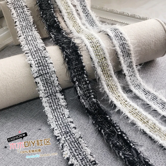 Wooden DIY Community Korean-Style Fringe Burr Graceful Black and White Gold Lines Strap
Wooden DIY Community Korean-Style Fringe Burr Graceful Black and White Gold Lines Strap