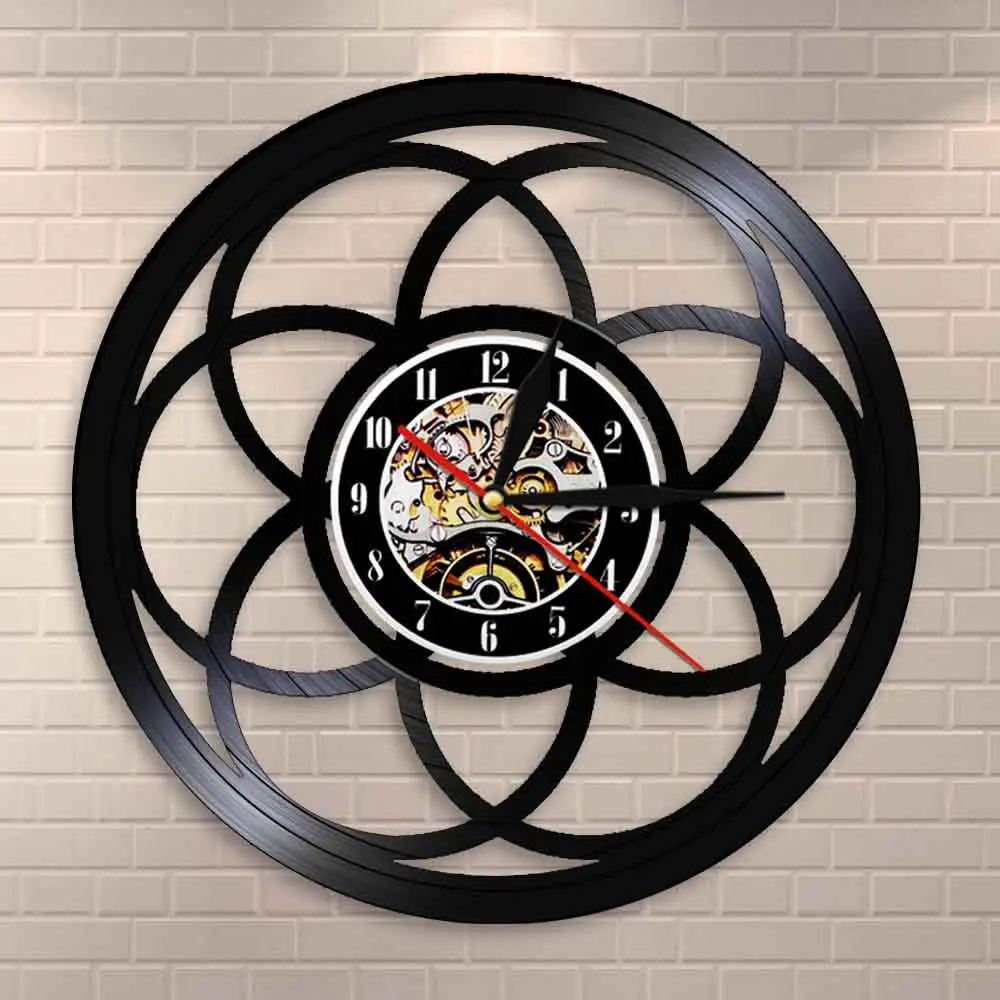 Flower of Life Geometric Modern Design Wall Clock Sacred Geometry Home Decor Watch Seed of Life Vintage Vinyl Record Wall Clock
Flower of Life Geometric Modern Design Wall Clock Sacred Geometry Home Decor Watch Seed of Life Vintage Vinyl Record Wall Clock