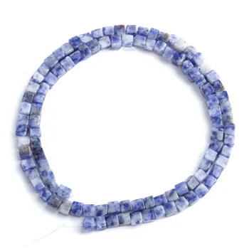 Wholesale Natural Stone 4mm Blue dot Cube Bead Loosely Spaced Beads Block Bead Septa Bead DIY Necklace Bangle 
Wholesale Natural Stone 4mm Blue dot Cube Bead Loosely Spaced Beads Block Bead Septa Bead DIY Necklace Bangle