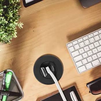 5cm Grommet Hole In-Desk Mounting 3 Ports USB 2.0 Hub For Laptop PC Computer
5cm Grommet Hole In-Desk Mounting 3 Ports USB 2.0 Hub For Laptop PC Computer