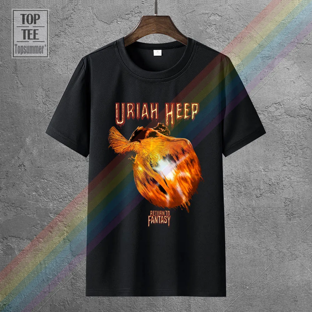 Uriah Heep Return To Fantasy'75 Hard Rock Deep Purple Nazareth Black T-Shirt Sleeve T Shirt Summer Men Tee Tops Clothing
Uriah Heep Return To Fantasy'75 Hard Rock Deep Purple Nazareth Black T-Shirt Sleeve T Shirt Summer Men Tee Tops Clothing