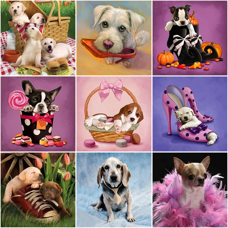 DIY 5D Diamond Painting Dog Cute Pug Diamond Embroidery Cross Stitch Rhinestone Mosaic Full Round Drill Animal Wall Art Decor
DIY 5D Diamond Painting Dog Cute Pug Diamond Embroidery Cross Stitch Rhinestone Mosaic Full Round Drill Animal Wall Art Decor