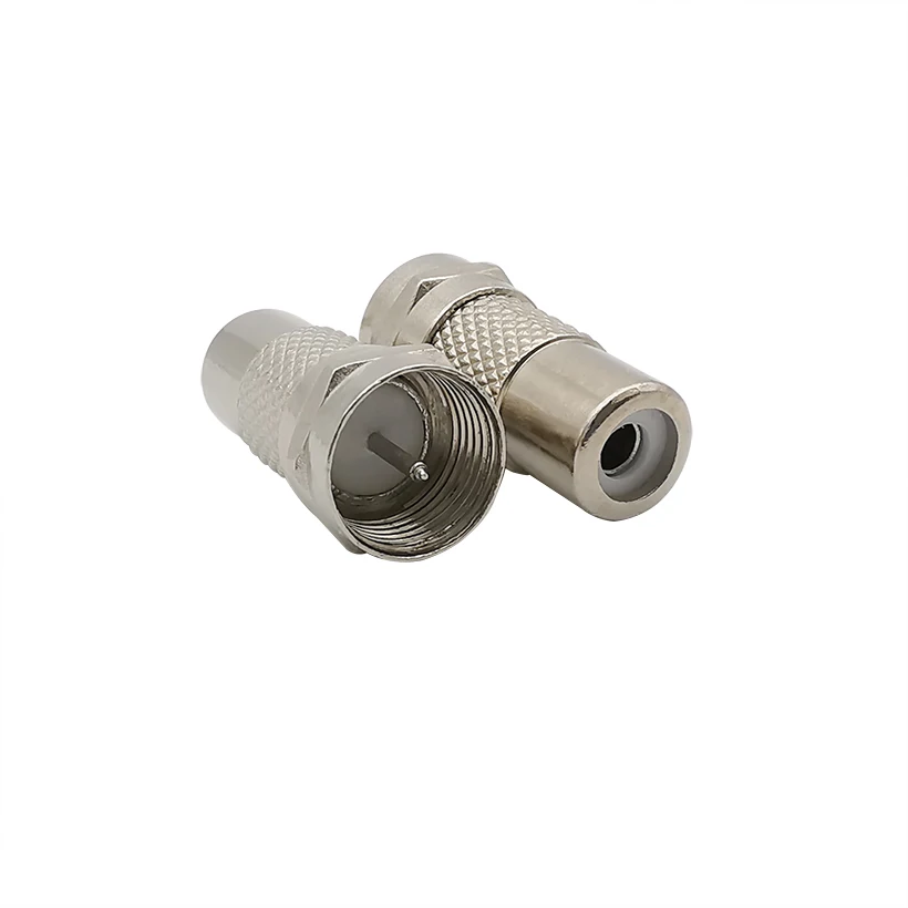 RCA Female Jack to F Type Male Plug RF Coaxial Coax TV Video Adapter Connector for Audio CCTV Security Camera
RCA Female Jack to F Type Male Plug RF Coaxial Coax TV Video Adapter Connector for Audio CCTV Security Camera