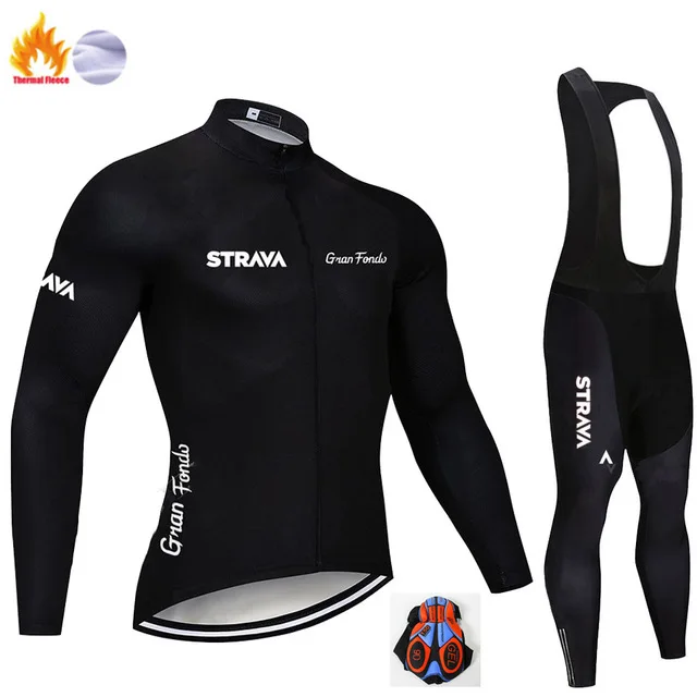 2020 Hot STRAVA Winter Thermal Fleece Cycling Jersey Long Sleeve Jerseys Cycling Bib Pants Set Bike Bicycle Cycling Clothing
2020 Hot STRAVA Winter Thermal Fleece Cycling Jersey Long Sleeve Jerseys Cycling Bib Pants Set Bike Bicycle Cycling Clothing