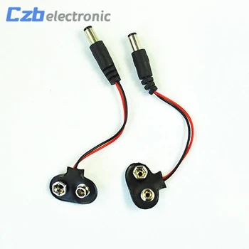 2PCS 9V DC Battery Power Cable Plug Clip Barrel Jack Connector for Arduino DIY I T type
2PCS 9V DC Battery Power Cable Plug Clip Barrel Jack Connector for Arduino DIY I T type