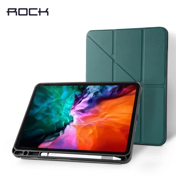For IPad Pro 12.9" Case 2020 ROCK Rubber Thin Shock-Resistant Back Cover for iPad Pro 11 Case 2020 Smart Magnetic Closure funda 
For IPad Pro 12.9" Case 2020 ROCK Rubber Thin Shock-Resistant Back Cover for iPad Pro 11 Case 2020 Smart Magnetic Closure funda