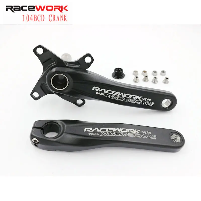 Велосипедный коленчатый механизм Racework 104BCD из алюминиевого сплава Аксессуары для