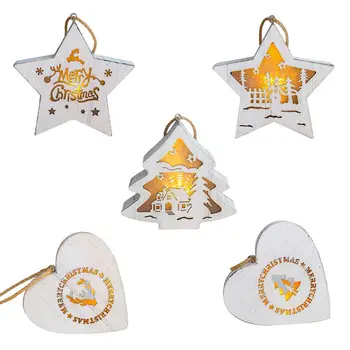 Creative Christmas Wooden LED Light Ornament Decoration Ornaments Wall Decor Han 67JB
Creative Christmas Wooden LED Light Ornament Decoration Ornaments Wall Decor Han 67JB