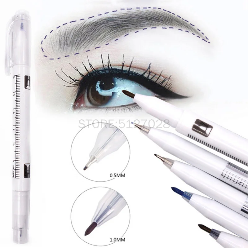 1Pc Surgical Skin Marker Eyebrow Marker Pen Tattoo Skin Marker Pen With Measuring Ruler Microblading Positioning Tool
1Pc Surgical Skin Marker Eyebrow Marker Pen Tattoo Skin Marker Pen With Measuring Ruler Microblading Positioning Tool