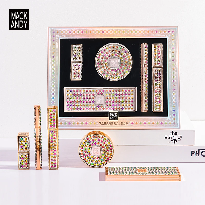 Trendy Diamond Luxury Make-up Gift Box Mascara Lipstick Eyeliner Eyeshadow Air Cushion BB Cream Charming Facial Cosmetics
Trendy Diamond Luxury Make-up Gift Box Mascara Lipstick Eyeliner Eyeshadow Air Cushion BB Cream Charming Facial Cosmetics