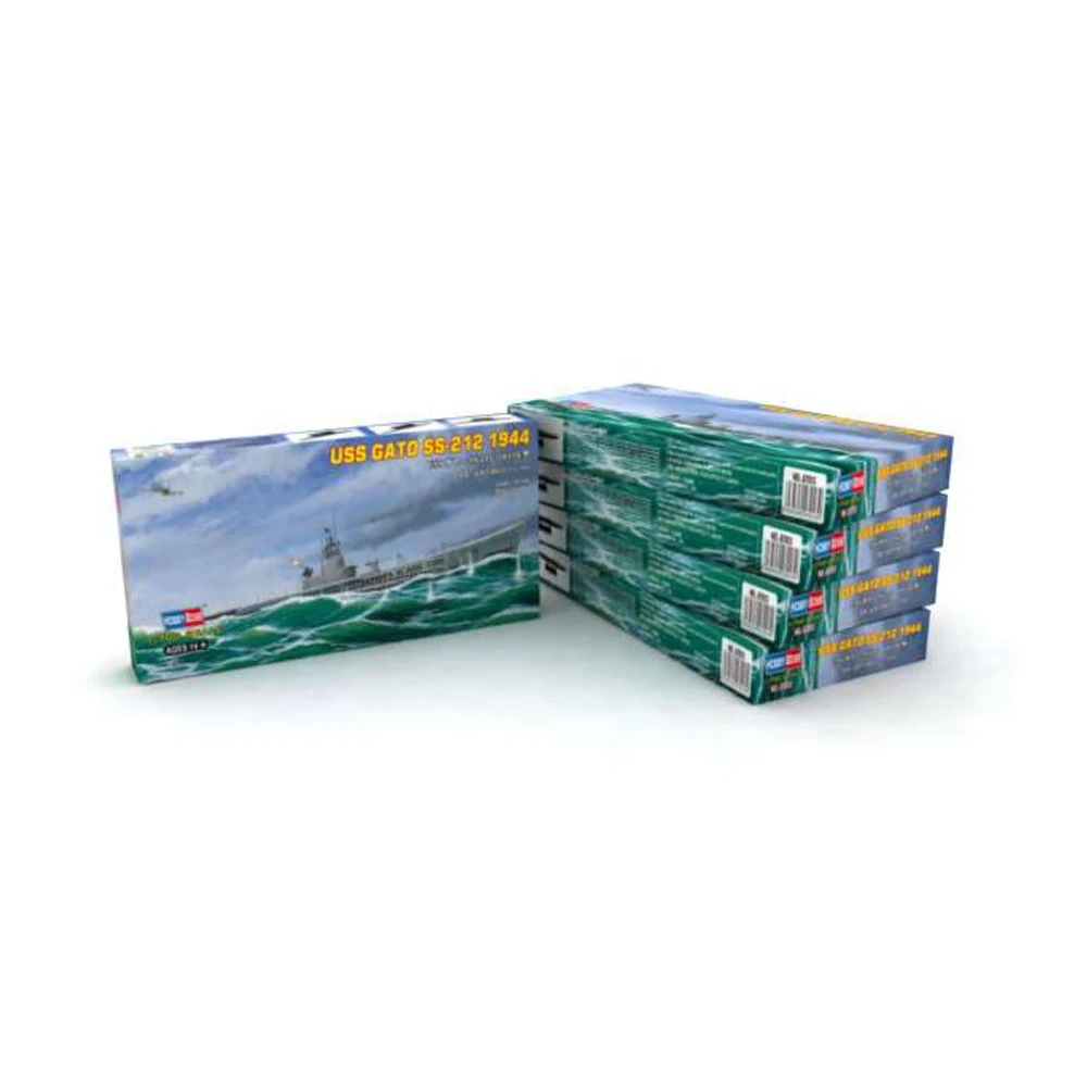 1:700 scale Assembling Plastic Submarine Model USS Gato SS-212 1944 Small shark submarine Model kit children's gift toy
1:700 scale Assembling Plastic Submarine Model USS Gato SS-212 1944 Small shark submarine Model kit children's gift toy