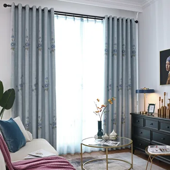 European Style Linen Small Plum Blossom Blackout Curtains Used In Living Room Bedroom Blacksilk Cotton and Linen Curtains Tulle
European Style Linen Small Plum Blossom Blackout Curtains Used In Living Room Bedroom Blacksilk Cotton and Linen Curtains Tulle