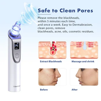 Face Cleaner Pore Cleaner Blackhead Remover Vacuum Electric Nose Face Deep Cleansing Suction Facial Machine
Face Cleaner Pore Cleaner Blackhead Remover Vacuum Electric Nose Face Deep Cleansing Suction Facial Machine