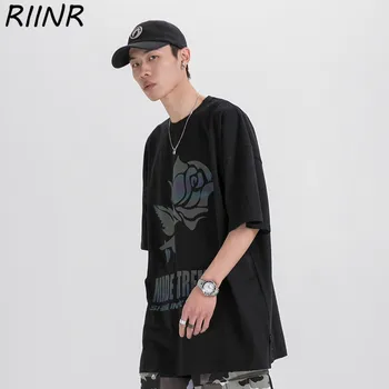Riinr 2020 Spring And Summer New Original Men's Reflective Rose Print Personality Trend Short-sleeved T-shirt
Riinr 2020 Spring And Summer New Original Men's Reflective Rose Print Personality Trend Short-sleeved T-shirt