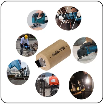 4/5 SUB C battery 4/5 SC batteries akkumulator 1.2V 1200mah nicd akkus flat top batteria for power tools batterie
4/5 SUB C battery 4/5 SC batteries akkumulator 1.2V 1200mah nicd akkus flat top batteria for power tools batterie