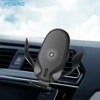 FDGAO 15W Qi Car Wireless Charger For Xiaomi Mi 9 Samsung S10 Huawei P30 Pro iPhone 11 Car Phone Holder Induction Fast Charging
FDGAO 15W Qi Car Wireless Charger For Xiaomi Mi 9 Samsung S10 Huawei P30 Pro iPhone 11 Car Phone Holder Induction Fast Charging