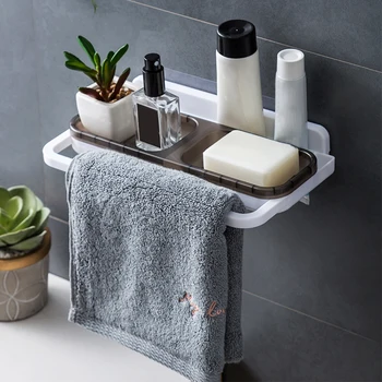 Adhesive Wall Mounted Soap Dish Container Leak Proof Self Draining Soap Holder no punching Multifunctional Box with Towel Rack
Adhesive Wall Mounted Soap Dish Container Leak Proof Self Draining Soap Holder no punching Multifunctional Box with Towel Rack