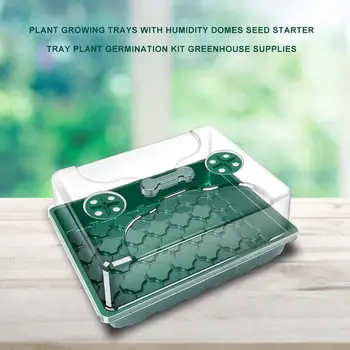 24 Cells Plant Seed Grows Box Nursery Seedling Tray Planter Flower Pot With Lid Seeds Grow Box Nursery Box Indoor Hydroponics
24 Cells Plant Seed Grows Box Nursery Seedling Tray Planter Flower Pot With Lid Seeds Grow Box Nursery Box Indoor Hydroponics