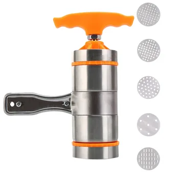 1 Set Multi-function Noodle Maker Stainless Steel Noodle Press Machine Kitchen Manual Noodle Tool for Home Restaurant 
1 Set Multi-function Noodle Maker Stainless Steel Noodle Press Machine Kitchen Manual Noodle Tool for Home Restaurant